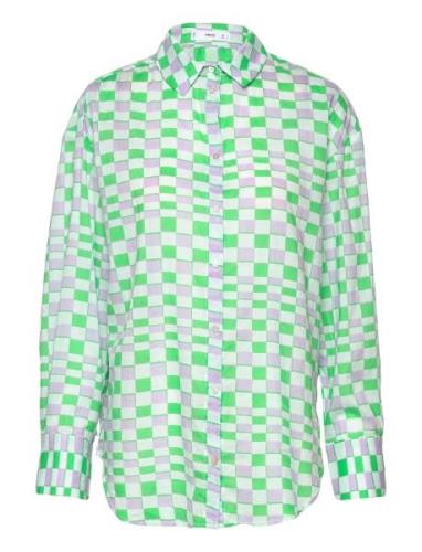 Mary Tops Shirts Long-sleeved Multi/patterned Mango