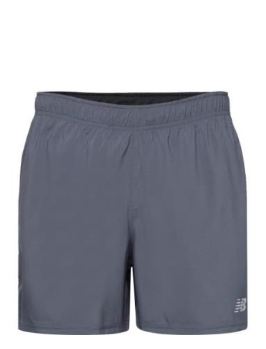 Core Run 5 Inch Short Sport Shorts Sport Shorts Grey New Balance