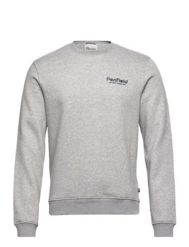 Hudson Script Crew Bb Sweat Tops Sweat-shirts & Hoodies Sweat-shirts G...