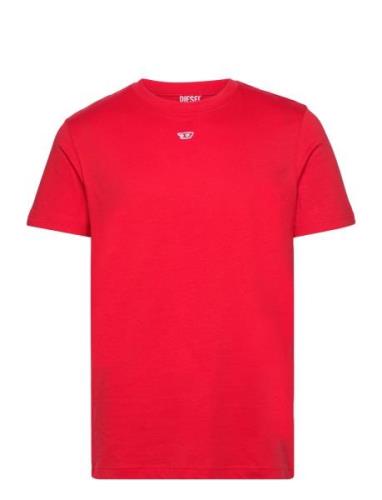 T-Diegor-D T-Shirt Tops T-shirts Short-sleeved Red Diesel