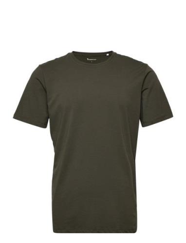 Agnar Basic T-Shirt - Regenerative Tops T-shirts Short-sleeved Green K...