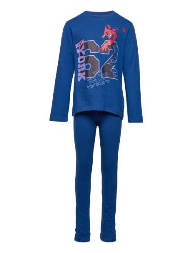 Long Pyjamas Pyjamas Sett Blue Spider-man