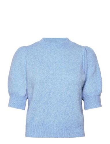 Vmdoffy 2/4 O-Neck Pullover Ga Noos Tops Knitwear Jumpers Blue Vero Mo...