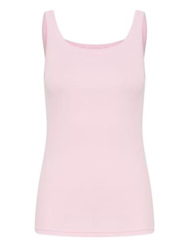 Kacarna Tank Top Tops T-shirts & Tops Sleeveless Pink Kaffe