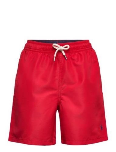 Traveler Swim Trunk Badeshorts Red Ralph Lauren Kids