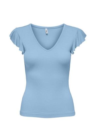 Onlbelia Cap Sleeve Top Jrs Noos Tops T-shirts & Tops Short-sleeved Bl...