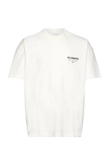 Underground Ss Crew Tops T-shirts Short-sleeved White AllSaints