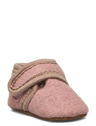 Classic Wool Slippers Tøfler Innesko Pink Melton