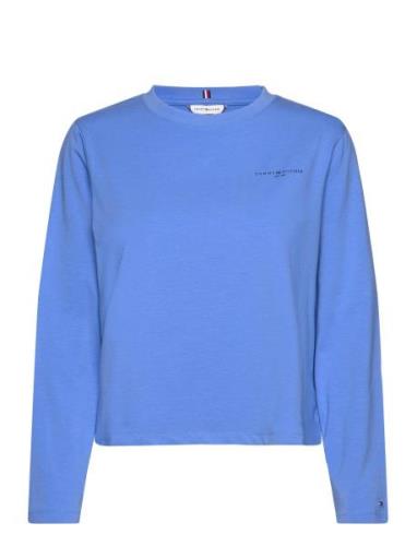 1985 Reg Mini Corp Logo C-Nk Ls Tops T-shirts & Tops Long-sleeved Blue...
