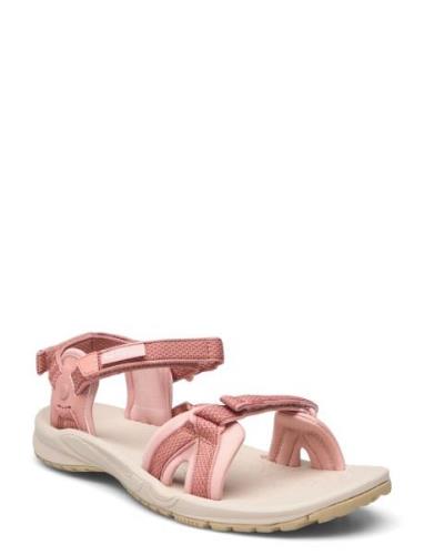 Lakewood Ride Sandal W,050 Flate Sandaler Pink Jack Wolfskin