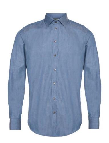 Slim Fit Mens Shirt Tops Shirts Business Blue Bosweel Shirts Est. 1937