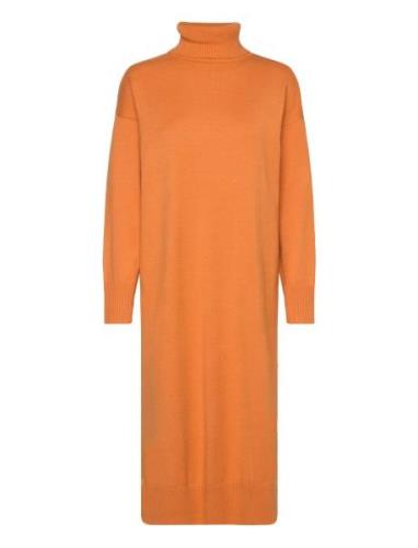Mschodanna Rachelle R Dress Knelang Kjole Orange MSCH Copenhagen