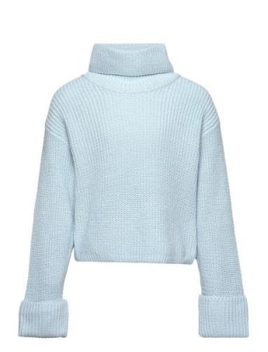 Knitted Sweater Polo Tops Knitwear Pullovers Blue Lindex