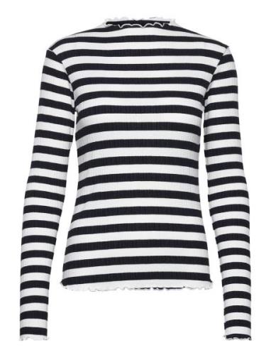 Candacekb Big Stripe Ls Tops T-shirts & Tops Long-sleeved Black Karen ...