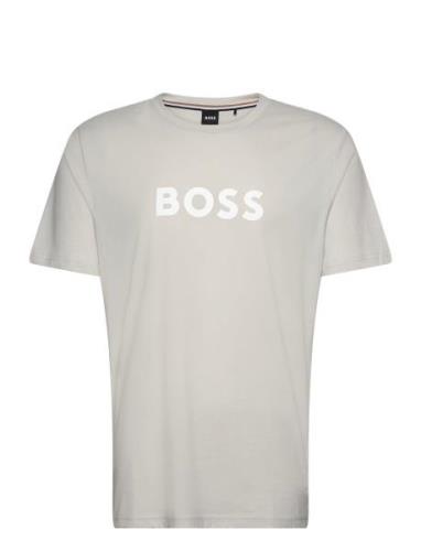T-Shirt Rn Tops T-shirts Short-sleeved Grey BOSS