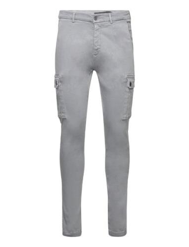 Jaan Trousers Slim Hypercargo Color Bottoms Jeans Slim Grey Replay
