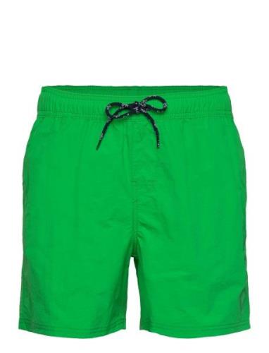 Leisure Logo Swim Shorts Badeshorts Green H2O