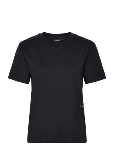 W Race Heavy Tee Sport T-shirts & Tops Short-sleeved Black Sail Racing