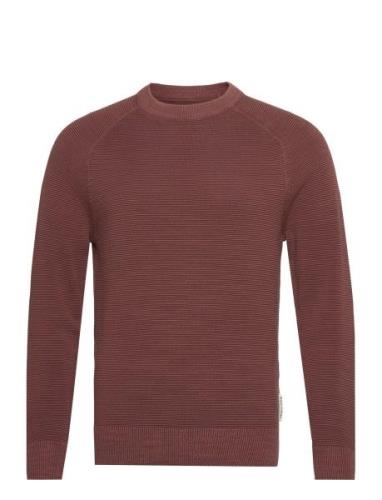 Pullover Long Sleeve Tops Knitwear Round Necks Brown Marc O'Polo