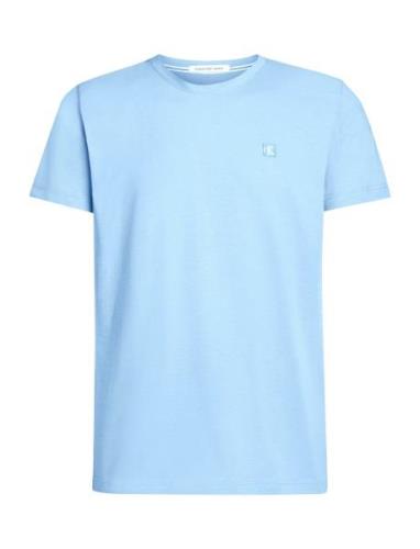 Ck Embro Badge Tee Tops T-shirts Short-sleeved Blue Calvin Klein Jeans