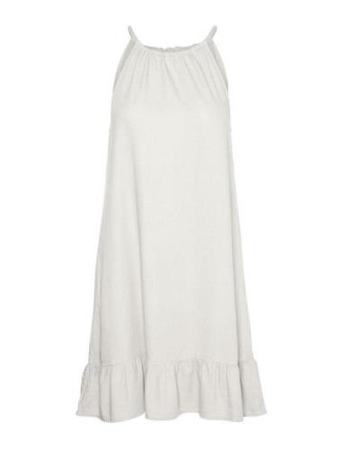 Vmmymilo Short Halter Frill Dress Wvn Ga Kort Kjole White Vero Moda