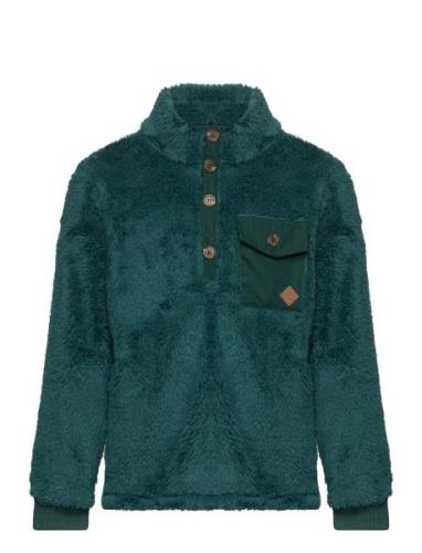 Sten Fleece Jacket Outerwear Fleece Outerwear Fleece Jackets Green Ebb...
