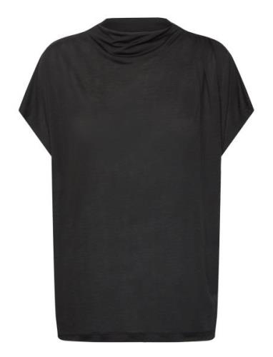 Katkabbginna Blouse Tops T-shirts & Tops Short-sleeved Black Bruuns Ba...