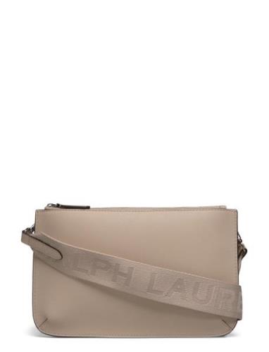 Leather Medium Landyn Crossbody Bag Bags Crossbody Bags Beige Lauren R...