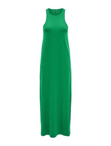 Onlmay Life S/L Long Dress Box Jrs Maxikjole Festkjole Green ONLY