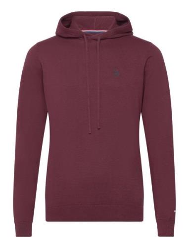 Geran Ho Co Uspa M Knit Tops Knitwear Round Necks Burgundy U.S. Polo A...