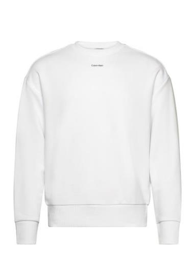 Nano Logo Cotton Modal Crew Tops Sweat-shirts & Hoodies Sweat-shirts W...
