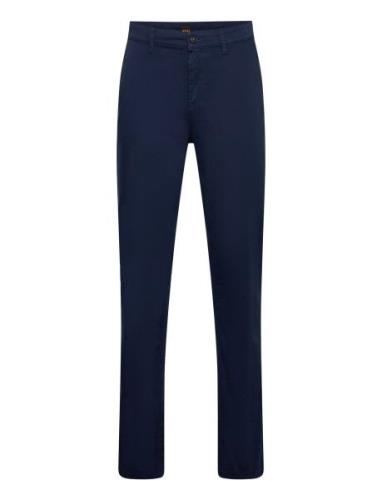 Chino_Tapered Bottoms Trousers Chinos Navy BOSS