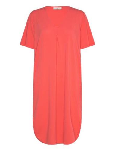 Fqfloi-Dress Knelang Kjole Orange FREE/QUENT