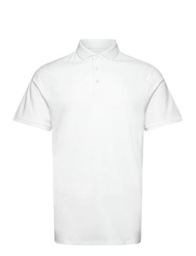 Bs Monir Regular Fit Polo Shirt Tops Polos Short-sleeved White Bruun &...