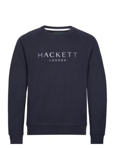 Heritage Crew Tops Sweat-shirts & Hoodies Sweat-shirts Navy Hackett Lo...