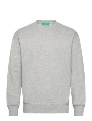 Sweater L/S Tops Sweat-shirts & Hoodies Sweat-shirts Grey United Color...