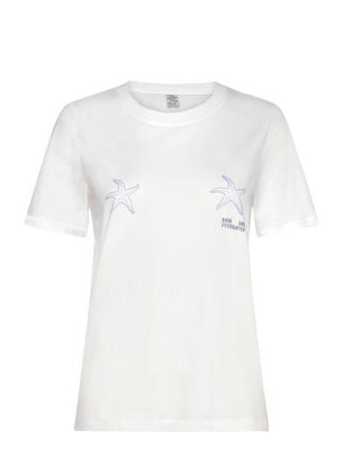 Jawo Tops T-shirts & Tops Short-sleeved White Baum Und Pferdgarten