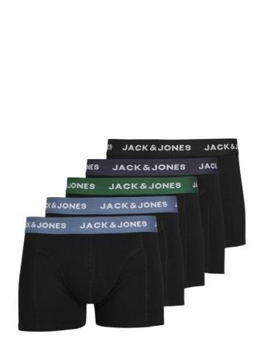 Jacsolid Trunks 5 Pack Op Boksershorts Black Jack & J S