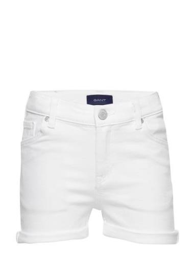 D2. Twill Shorts Bottoms Shorts White GANT