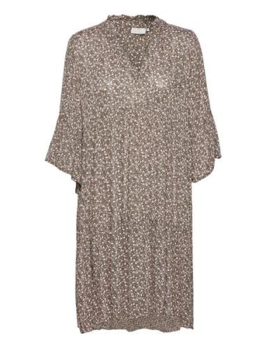Kaberna Amber Dress Kort Kjole Multi/patterned Kaffe