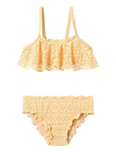 Nmffannie Swim Set Lil Bikini Yellow Lil'Atelier