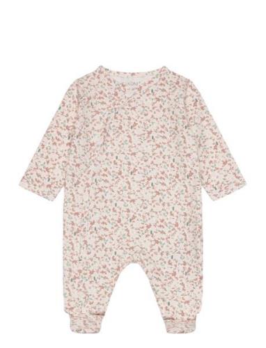 Nightsuit W. Feet Pyjamas Sie Jumpsuit Multi/patterned Fixoni