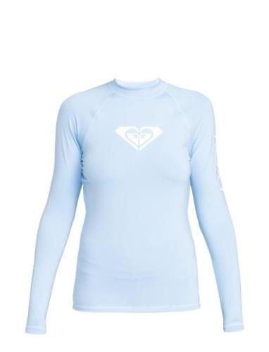 Whole Hearted Ls Tops T-shirts & Tops Long-sleeved Blue Roxy