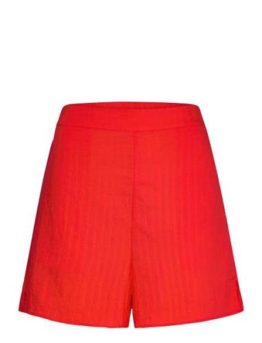 Striped Printed Shorts Bottoms Shorts Casual Shorts Red Mango