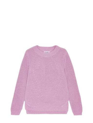 Gillis Tops Knitwear Pullovers Purple Molo