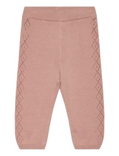 Pants Knit Bottoms Trousers Pink Fixoni