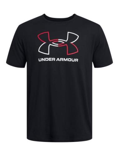 Ua Gl Foundation Update Ss Sport T-shirts Short-sleeved Black Under Ar...