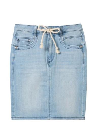 Skirt Light Denim Kort Skjørt Blue Tom Tailor