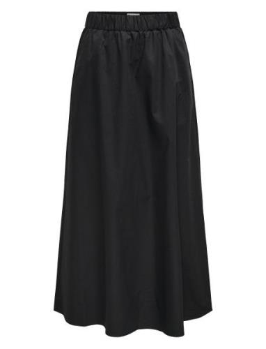 Onlzora Hw Long Skirt Pnt Langt Skjørt Black ONLY