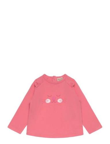 Sweatshirt Ls Tops T-shirts Long-sleeved T-shirts Pink Minymo